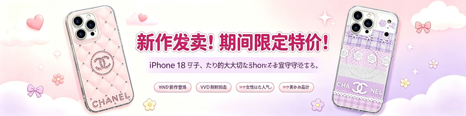 シャネルiphone18proケース