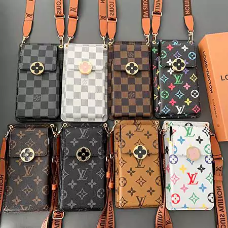 ルイヴィトン 携帯ポーチ カード入れ 鏡 ミラー付き レディース ミニ バッグ かわいい