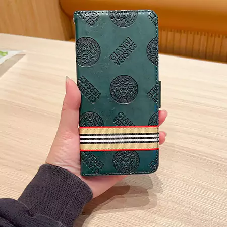 YSL iphone18proケース 手帳型 カメラ穴付き