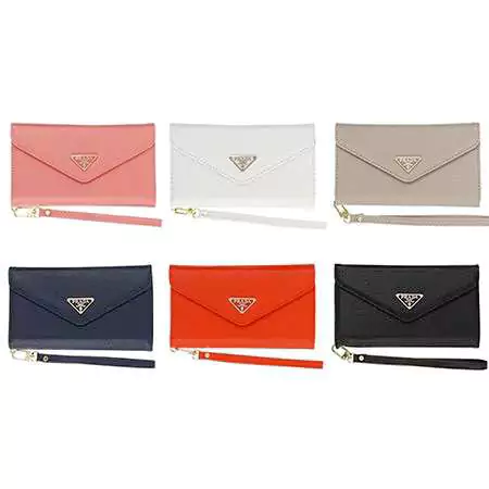 全機種対応 スライド式 手帳型 スマホケース PRADA 