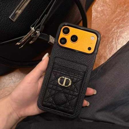 ディオールiphone18promaxケース 背面 収納