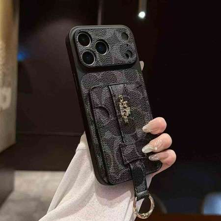 coach iphone18promaxケース カード収納
