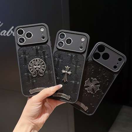 クロームハーツ 定番ロゴ iphone18promax/18ケース メンズ ロック おしゃれ