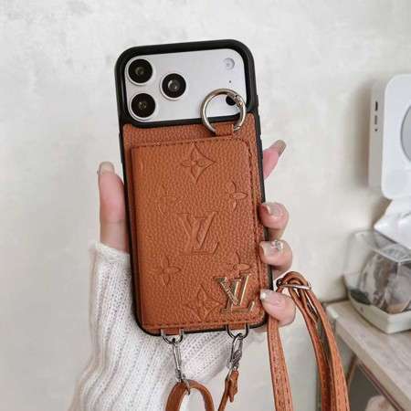 ルイヴィトンiphone18promax携帯ケース スマホ ストラップ付き