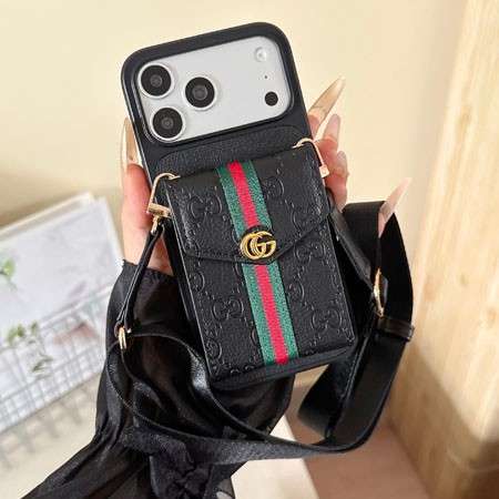 グッチ iphone18proケース 背面 収納