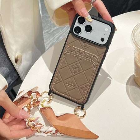 エルメス iphone18ケース スカーフチェーン 付い