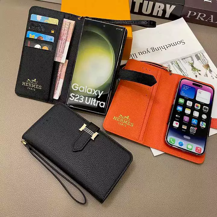 エルメス スライド式 手帳型 iphone18ケース