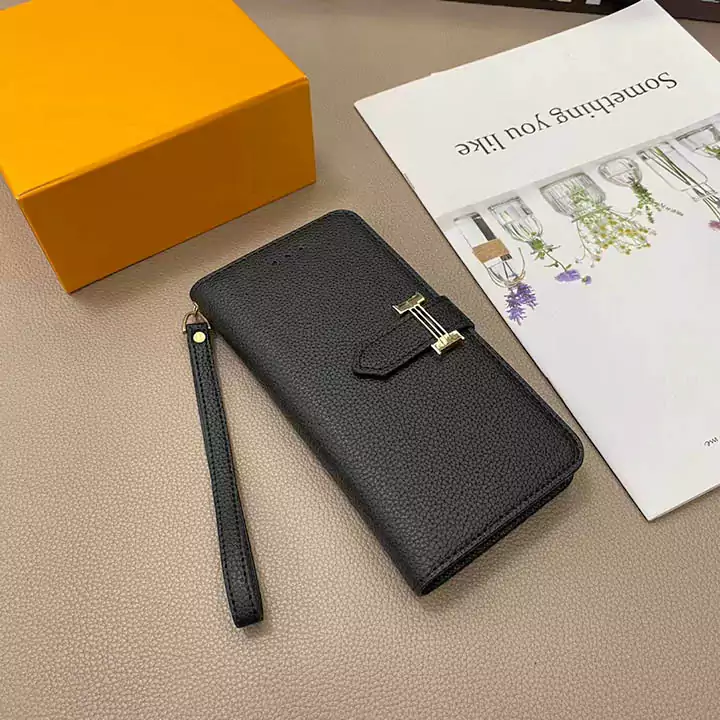 hermes iphone18proケース 手帳型 ストラップ付き