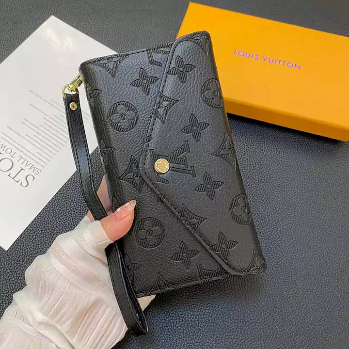 ルイヴィトン 手帳型 iphone18proケース ストラップ付き