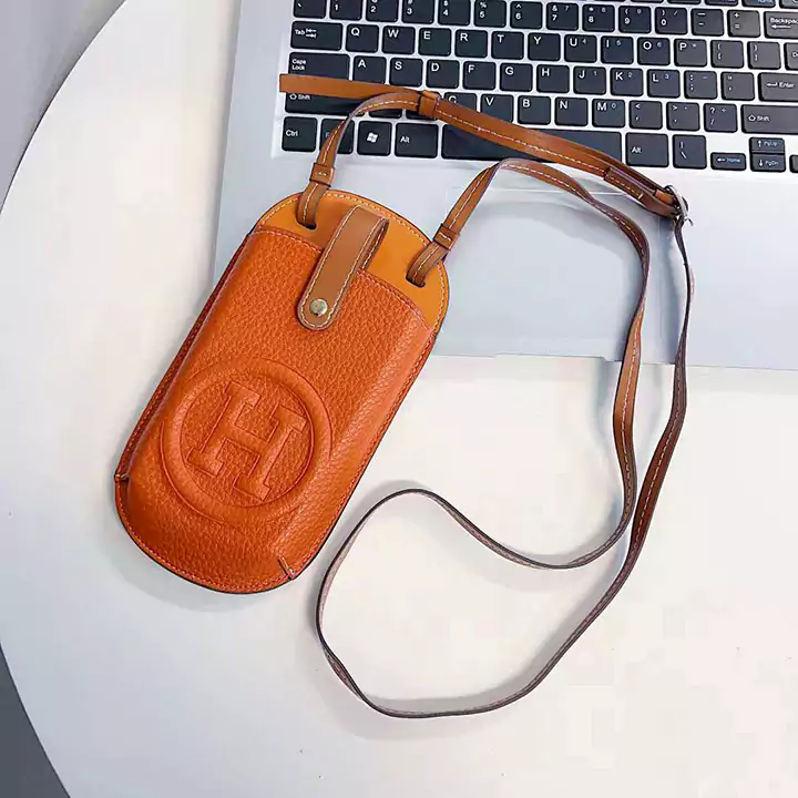 エルメス スマホバッグ オレンジ