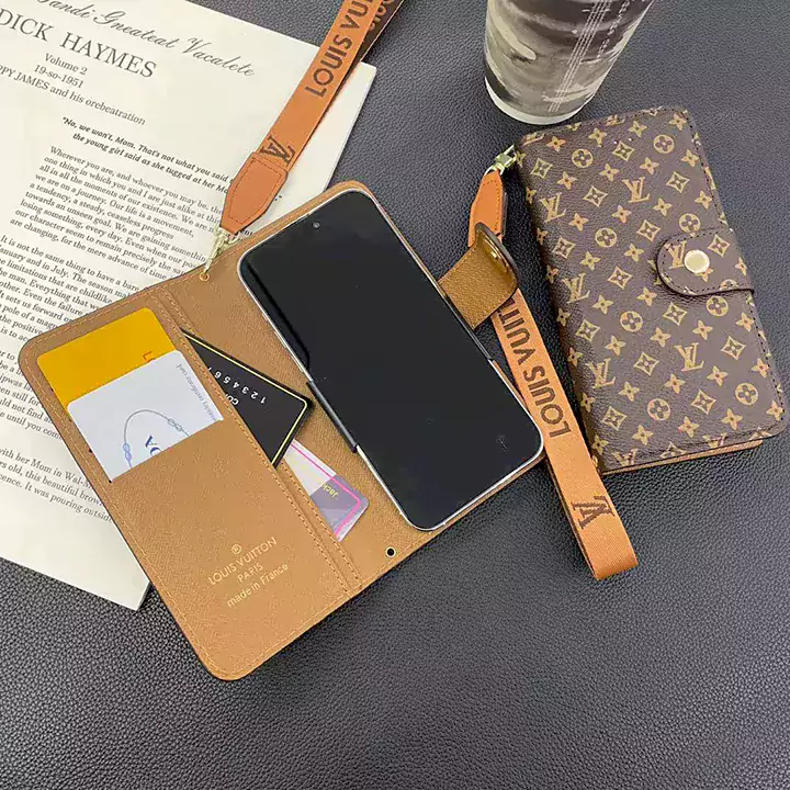 LV iphone18手帳ケース 上品 レザー