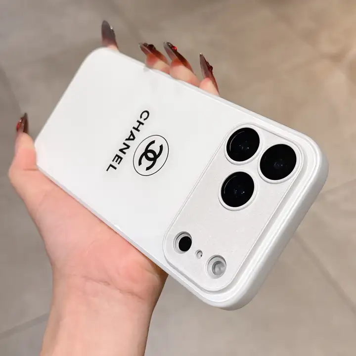 シャネルiphone18promaxケースガラス