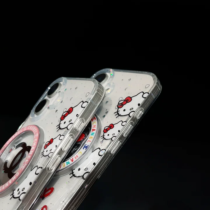 シャネルiphone18promaxケース 猫柄