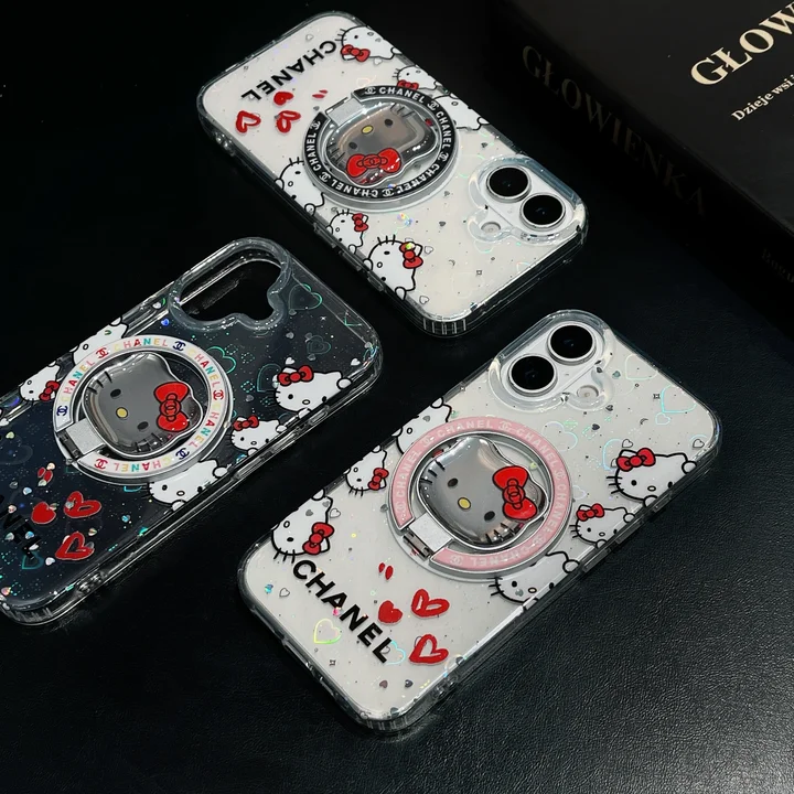 chanel iphone18ケース マグネット スタンド