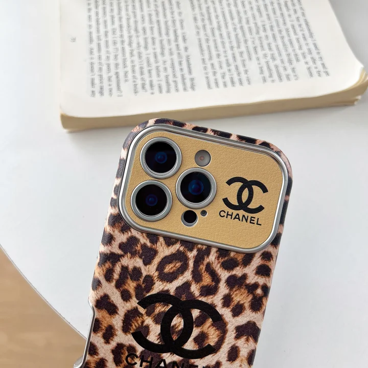 ヒョウ柄 chaneliphone18携帯ケース