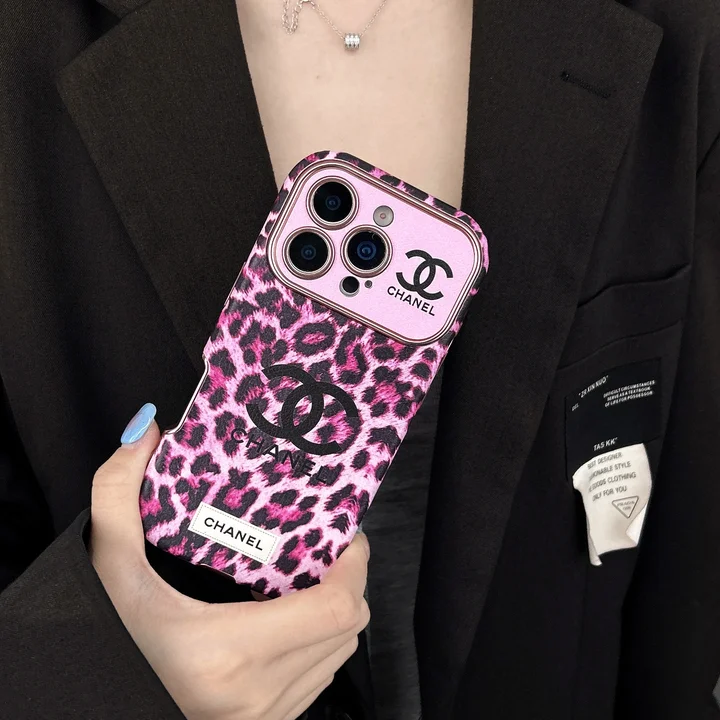ヒョウ柄 chaneliphone18携帯ケース