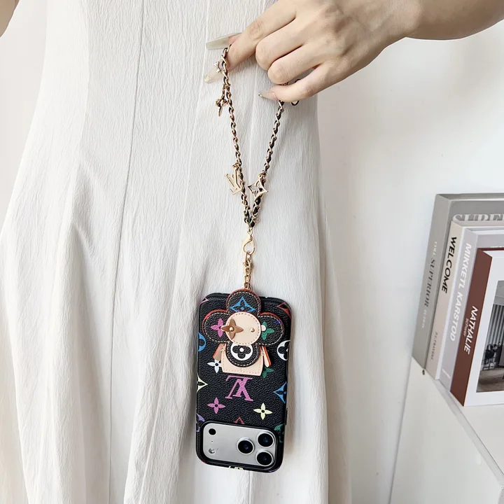 Vuitton iphone18promaxケース 手持ち チェーン 付き
