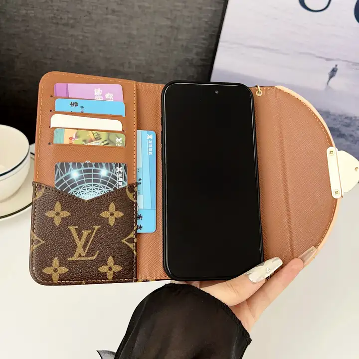 ルイヴィトン iphone18ケース カード 収納 財布型