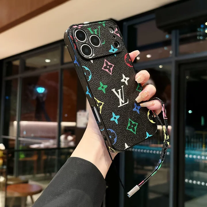 ルイビトンipone18promaxケース ストラップ付き