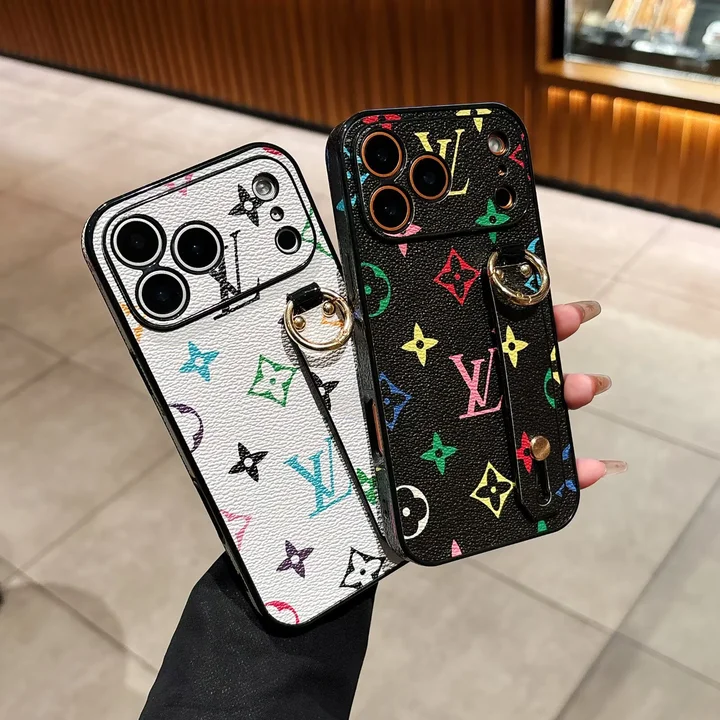 ヴィトンiphone18ケース 片手操作 取っ手