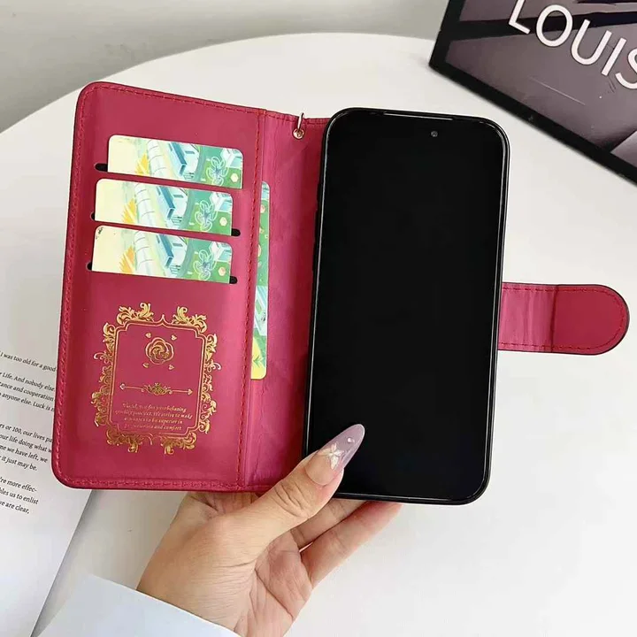 ルイヴィトン iphne18promaxケース 手帳 型 カード収納