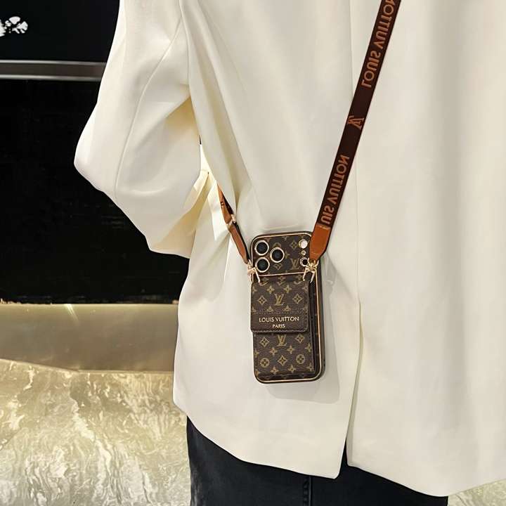 ハイ ブランドiphone18カードケース ショルダー付き