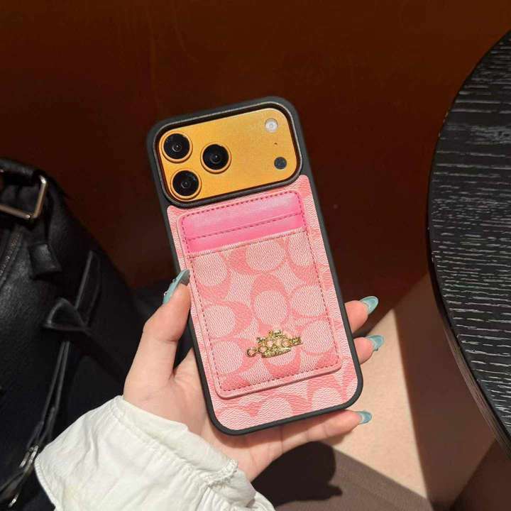 コーチ iphone18ケース スリム カード 入れ