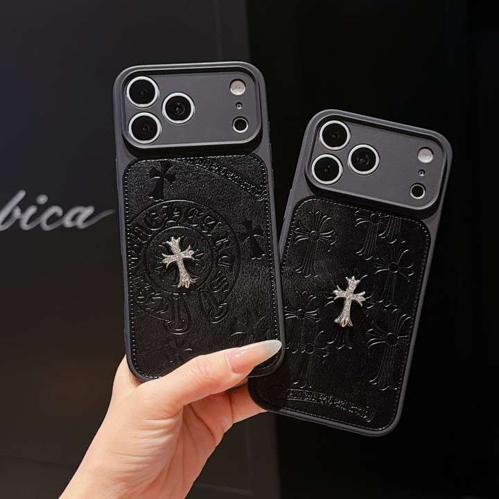 クロームハーツiphone18proケース CHクロス チャーム