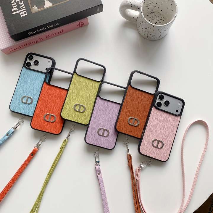 ショルダー付き ディオールiPhone18ケース