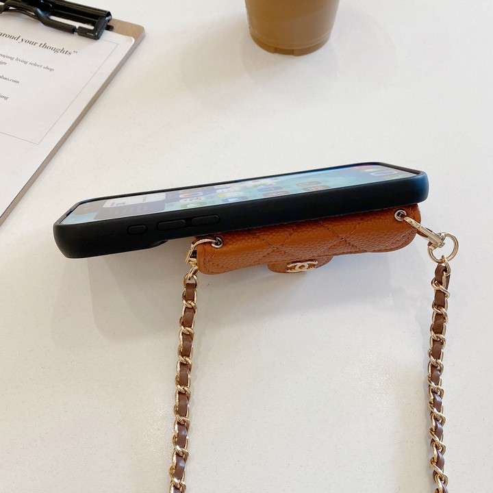 シャネルiphone18proケース カード収納