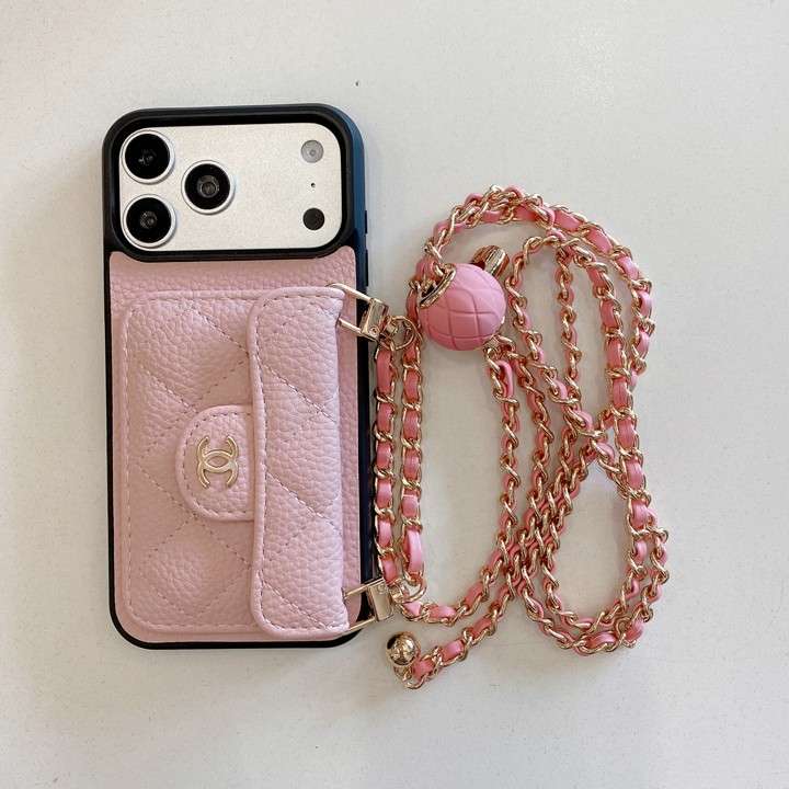 シャネルiphone18proケース カード収納
