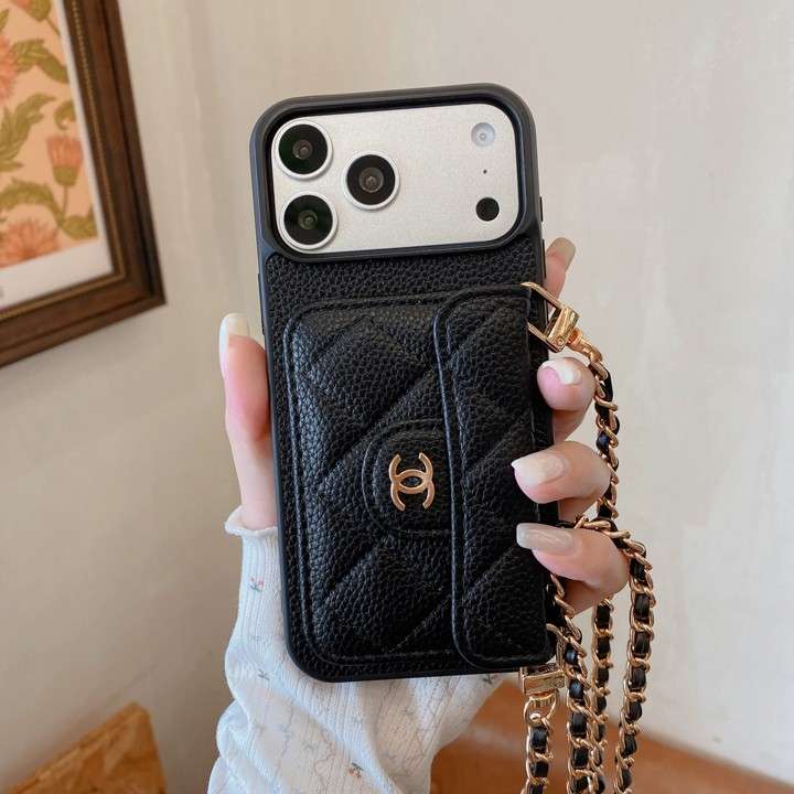 chanel iphone18ケース ココマーク付き