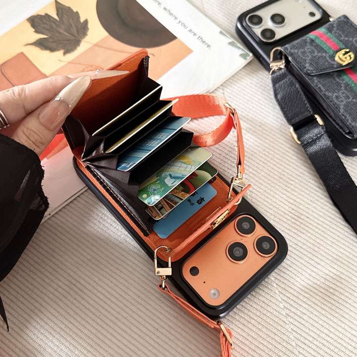 GUCCI iphone18proケース ショルダー 付き
