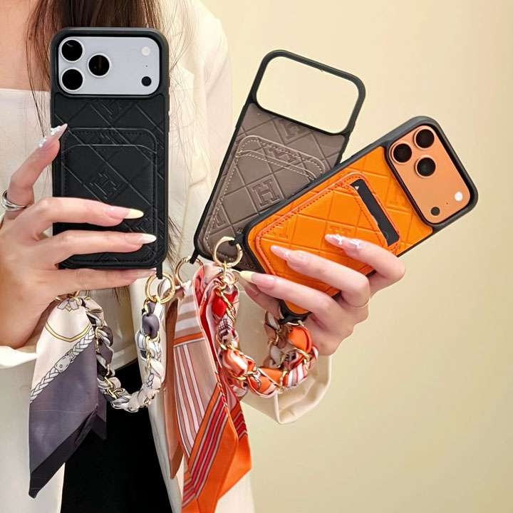 エルメス iphone18ケース スカーフチェーン 付い